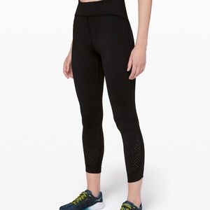 Lululemon black leggings size 8
